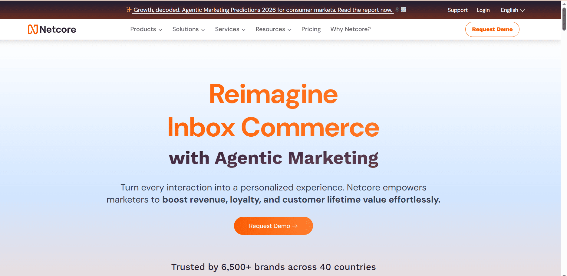 Netcore Cloud screenshot